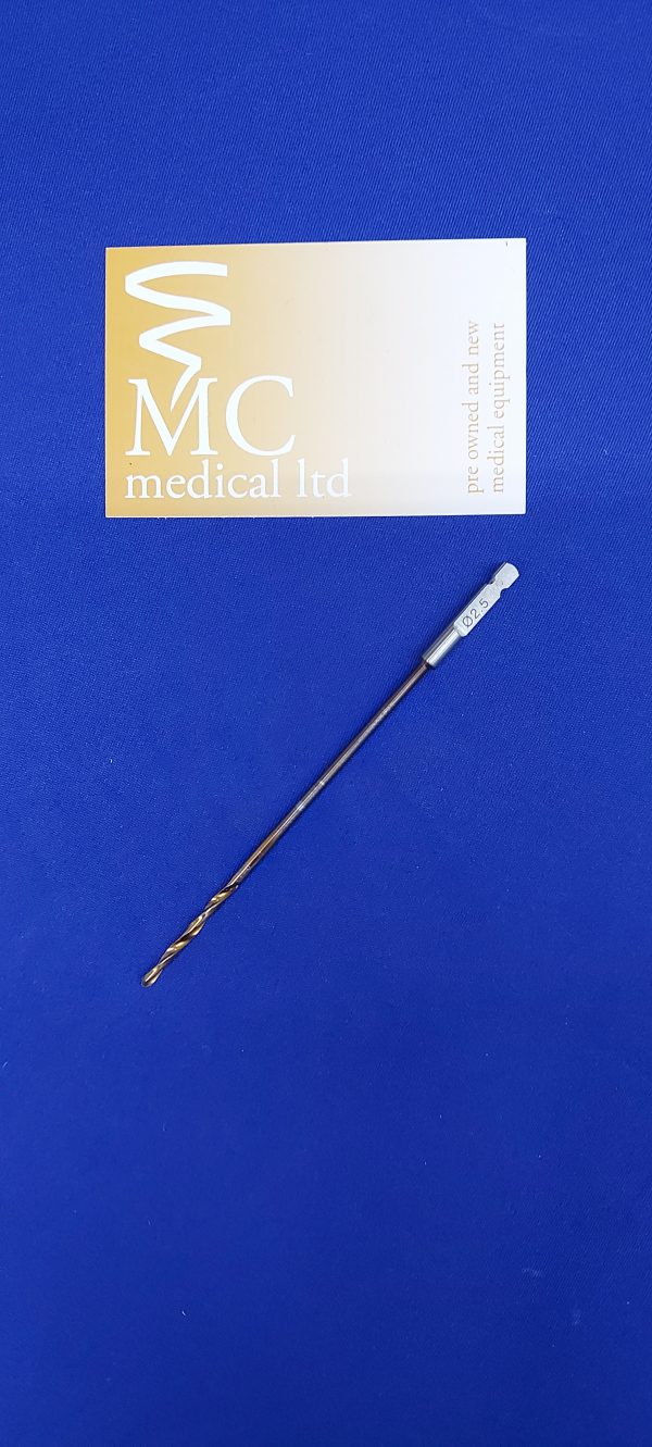 Synthes310.250drillbit025mm,100,85mm2fluteqc mcmedical mike craven new used medical equipment parts spares