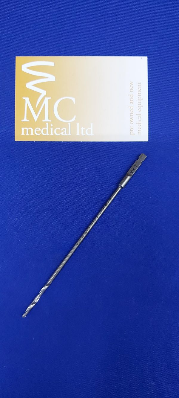 Synthes310.280drillbit2.7mml125,100mm2fluteqc mcmedical mike craven new used medical equipment parts spares